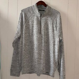 Greg Norman 1/4 Zip Fleece Lined Long Sleeve Pullover XL Heathered Gray Men’s